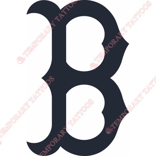 Boston Red Sox Customize Temporary Tattoos Stickers NO.1457